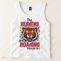 The Heavens Are Roaring Psalm Tank Top thumb 2