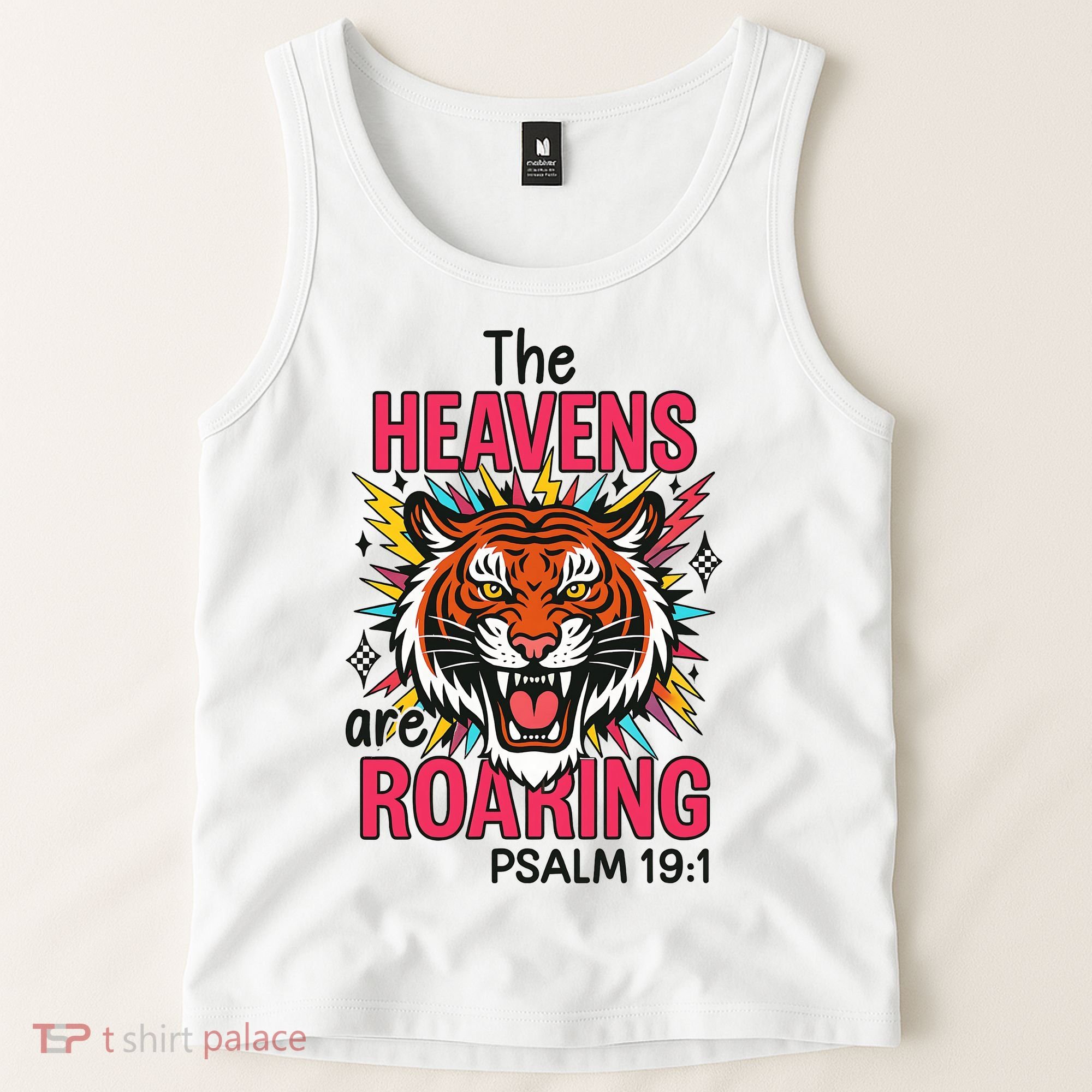 The Heavens Are Roaring Psalm Tank Top
