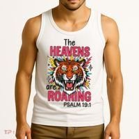 The Heavens Are Roaring Psalm Tank Top thumb 3