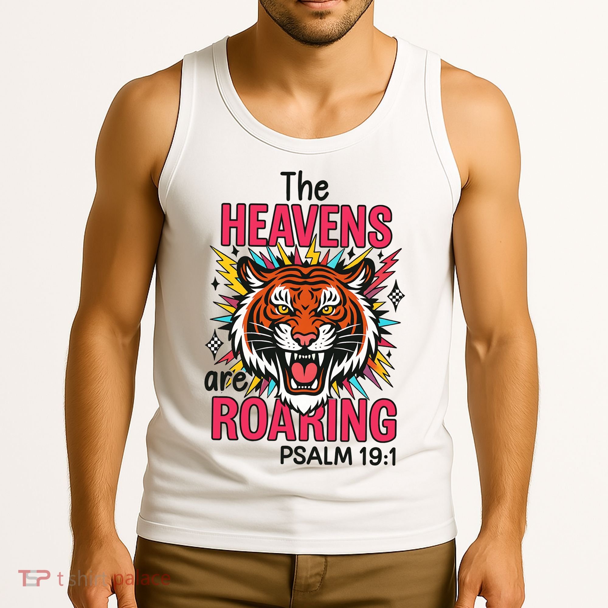 The Heavens Are Roaring Psalm Tank Top