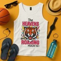 The Heavens Are Roaring Psalm Tank Top thumb 4