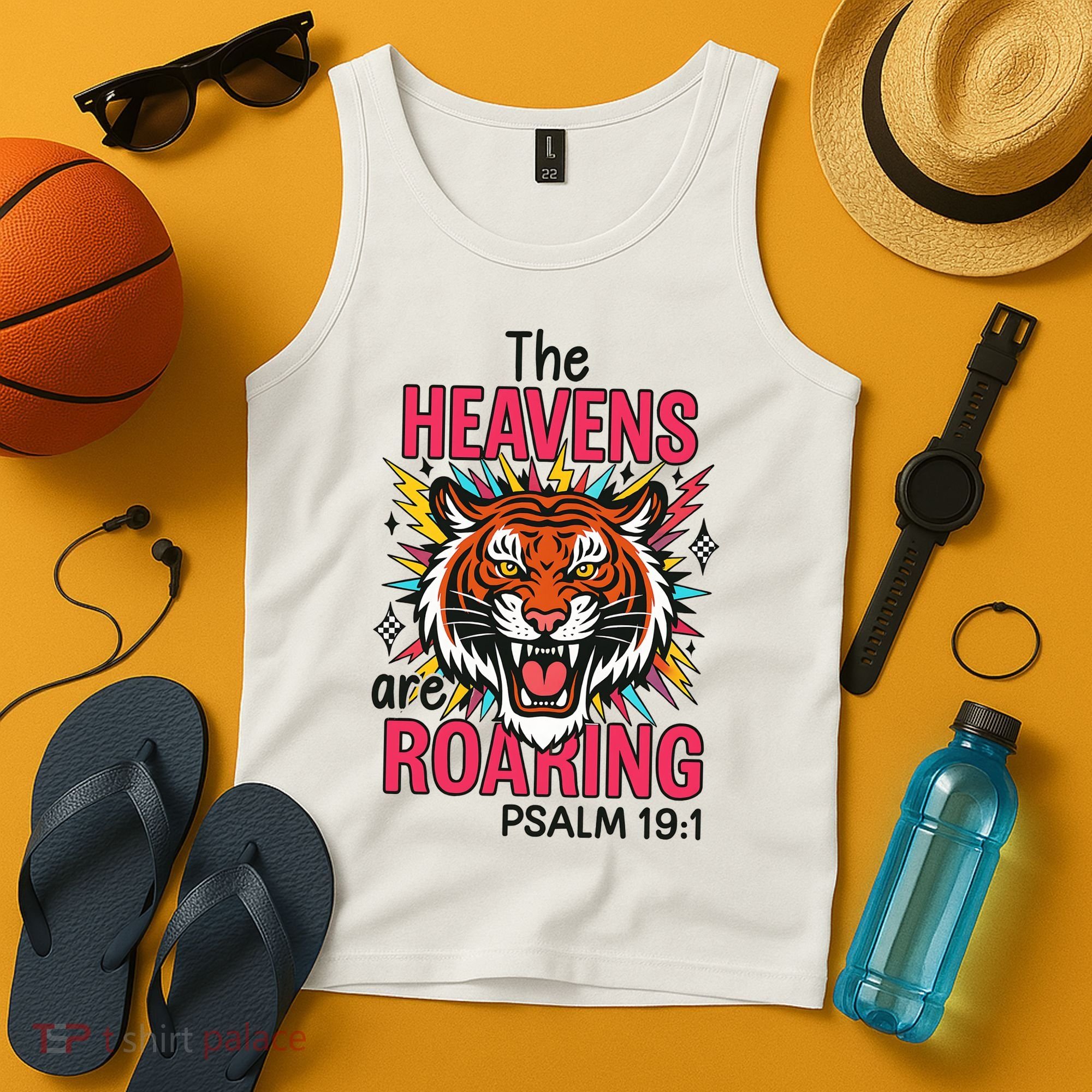 The Heavens Are Roaring Psalm Tank Top