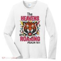 The Heavens Are Roaring Psalm Women's Long Sleeve Shirt thumb 0