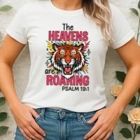 The Heavens Are Roaring Psalm Women's T-Shirt thumb 2