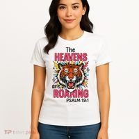 The Heavens Are Roaring Psalm Women's T-Shirt thumb 4