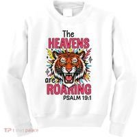 The Heavens Are Roaring Psalm Kids Sweatshirt thumb 0