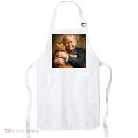 Trump Hugging An Orange Cat 2024 Apron thumb 0