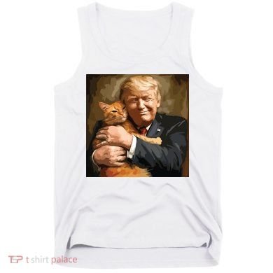 Trump Hugging An Orange Cat 2024 Tank Top