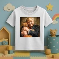 Trump Hugging An Orange Cat 2024 Toddler T-Shirt thumb 3