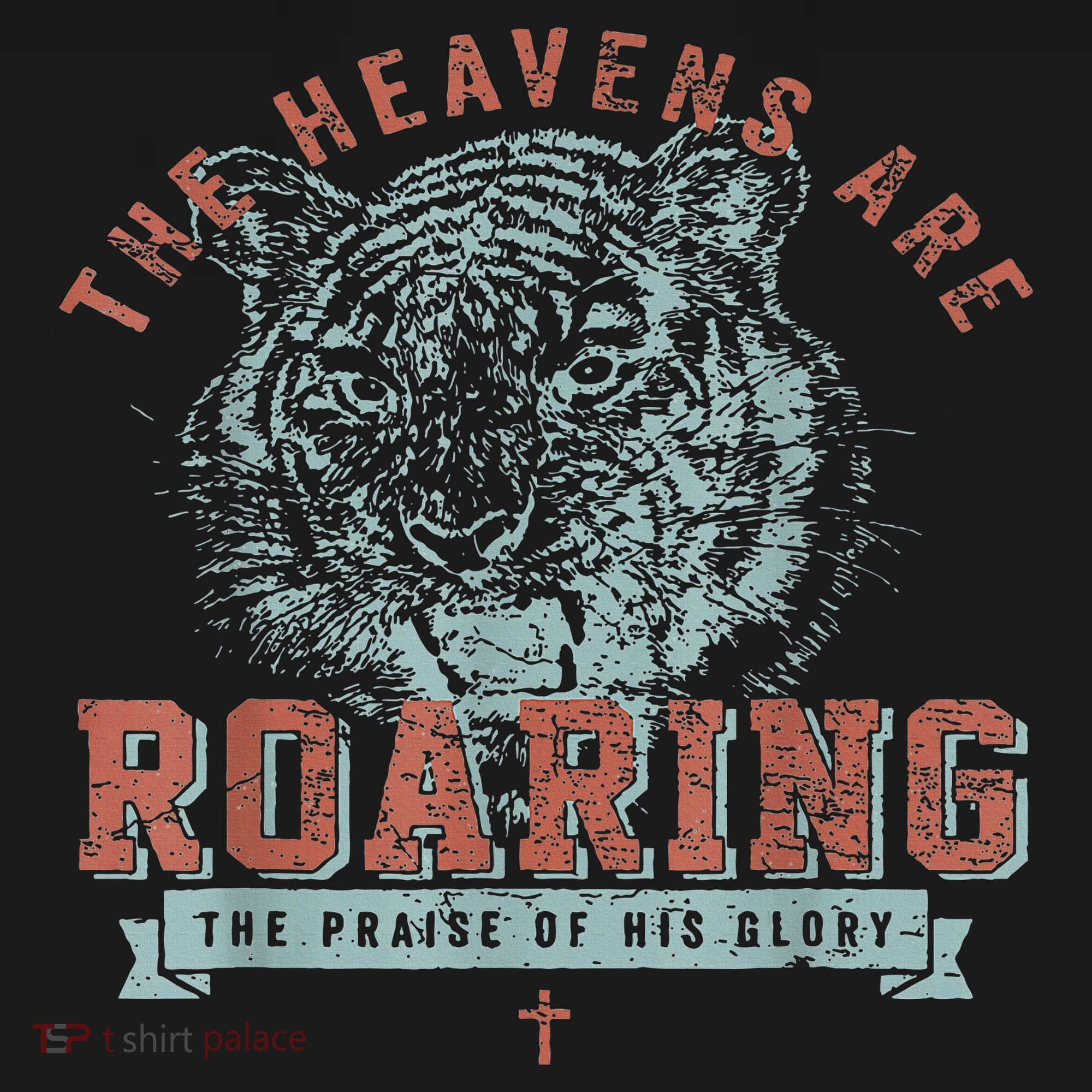 The Heavens Are Roaring Tiger Apron