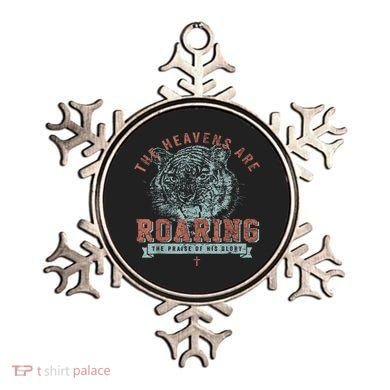 The Heavens Are Roaring Tiger Ornament