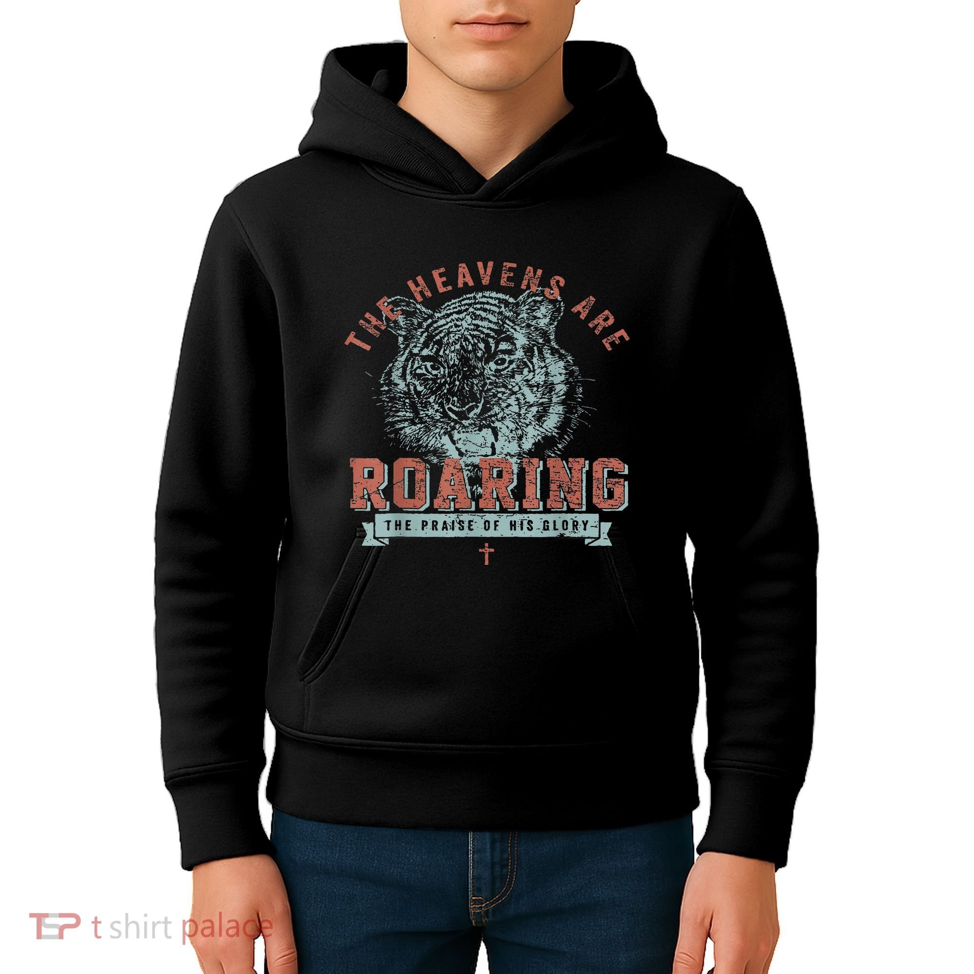 The Heavens Are Roaring Tiger Kids Hoodie