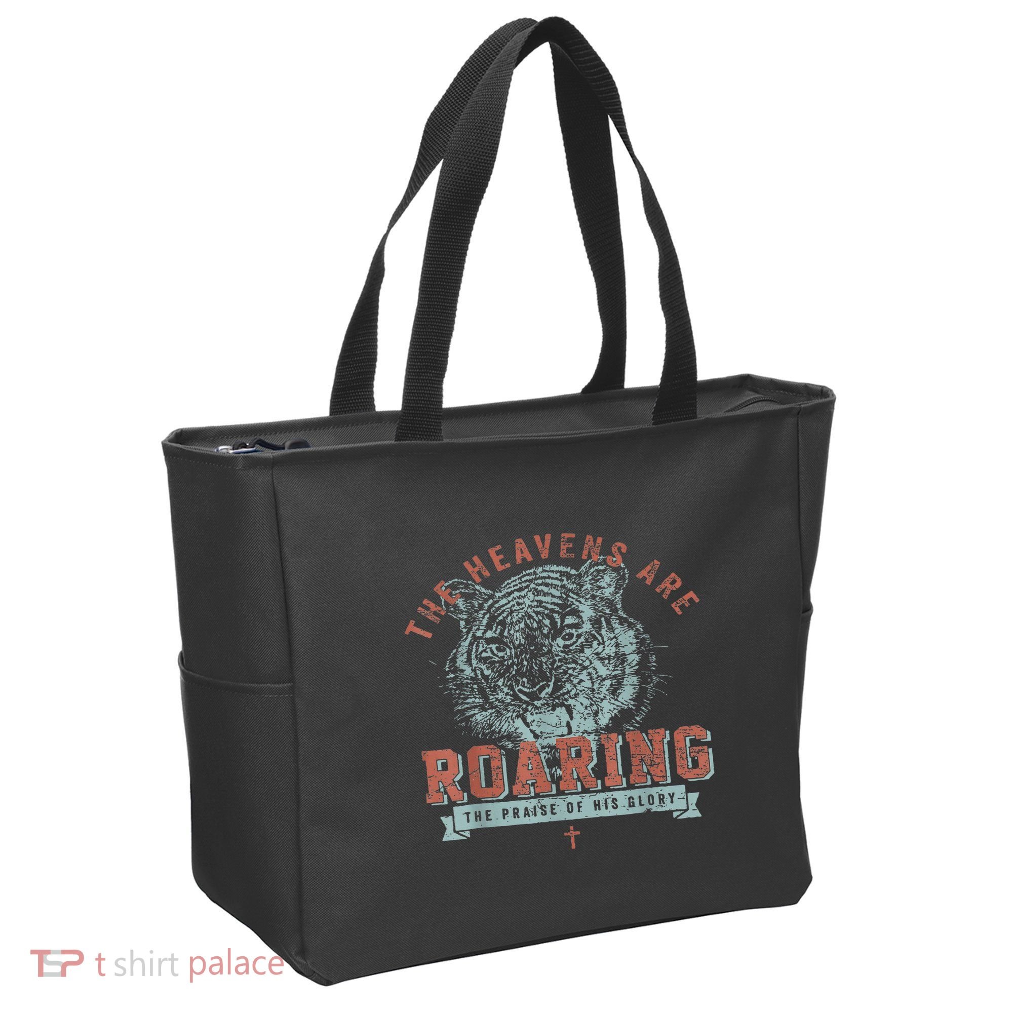 The Heavens Are Roaring Tiger Tote Bag