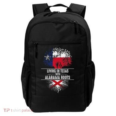Texas Home Alabama Roots State Tree Flag Love Gift Backpack