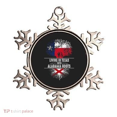 Texas Home Alabama Roots State Tree Flag Love Gift Ornament