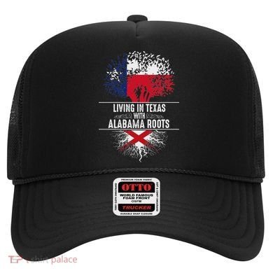 Texas Home Alabama Roots State Tree Flag Love Gift Hat