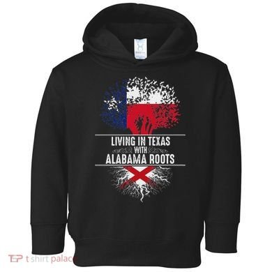 Texas Home Alabama Roots State Tree Flag Love Gift Toddler Hoodie