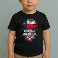 Texas Home Alabama Roots State Tree Flag Love Gift Toddler T-Shirt thumb 2