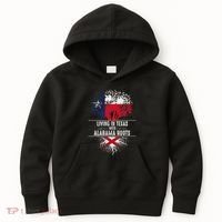 Texas Home Alabama Roots State Tree Flag Love Gift Kids Hoodie thumb 0