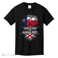 Texas Home Alabama Roots State Tree Flag Love Gift Kids T-Shirt thumb 0