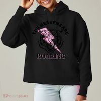 The Heavens Are Roaring Christian Ladies Heavyweight Boxy Pullover Hoodie thumb 0