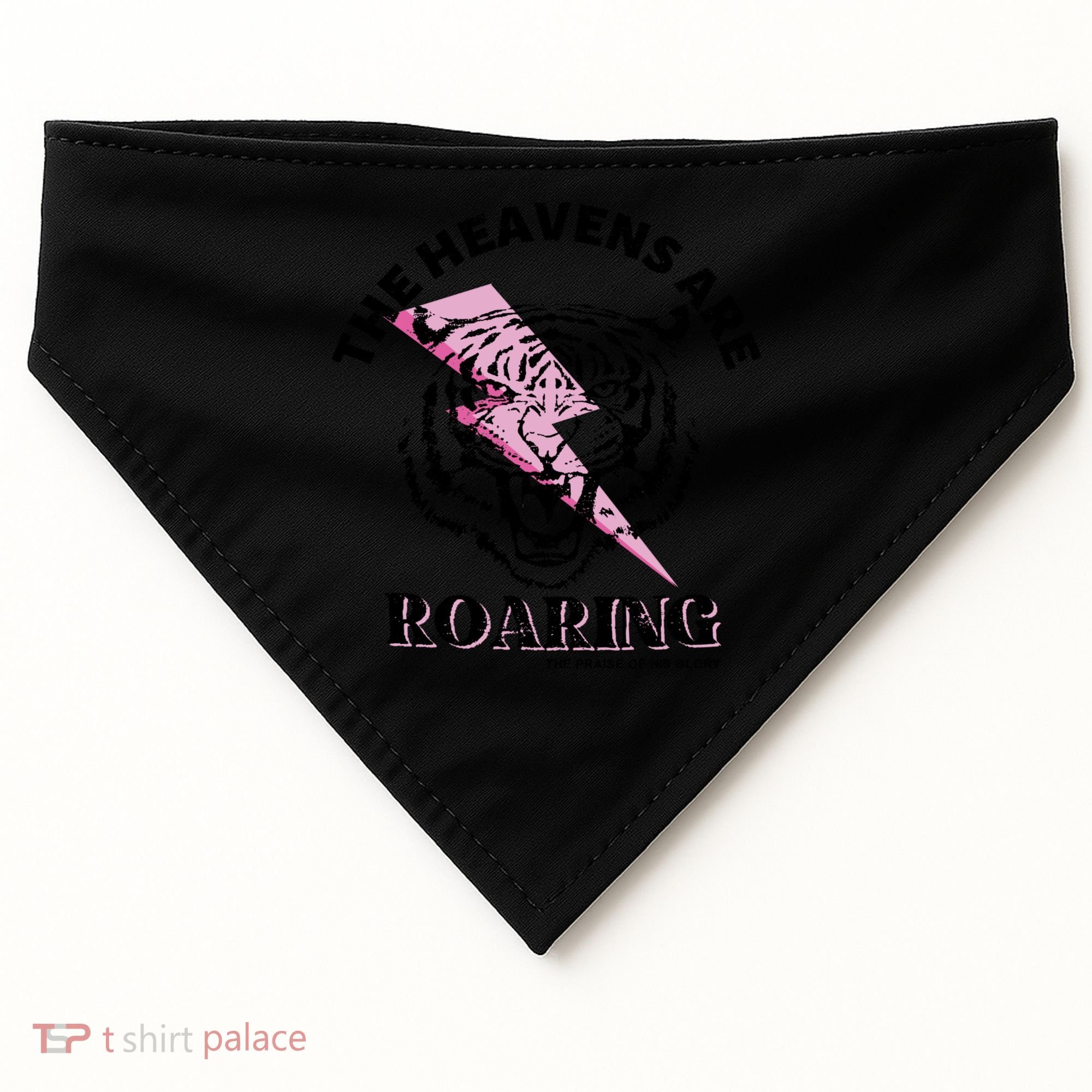 The Heavens Are Roaring Christian USA-Made Doggie Bandana