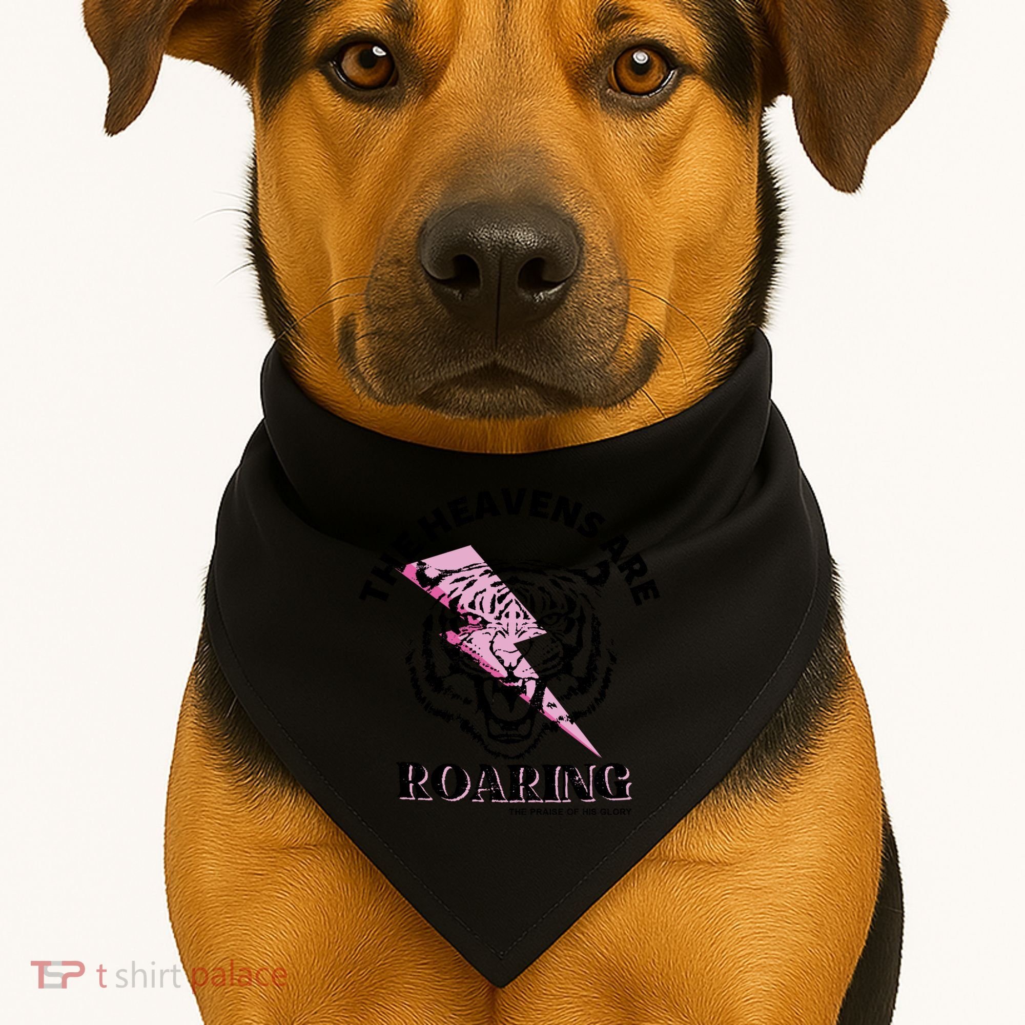 The Heavens Are Roaring Christian USA-Made Doggie Bandana