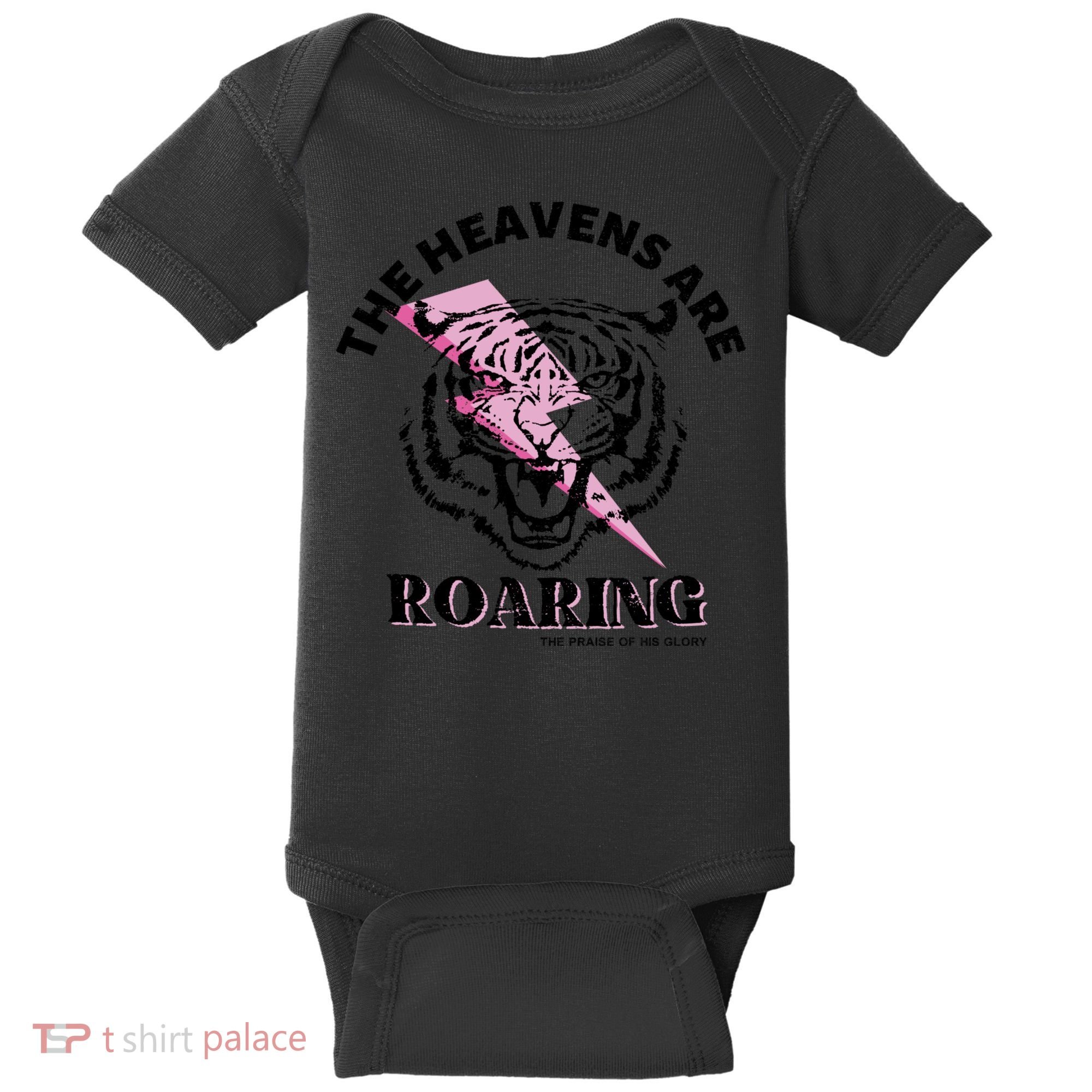 The Heavens Are Roaring Christian Baby Bodysuit