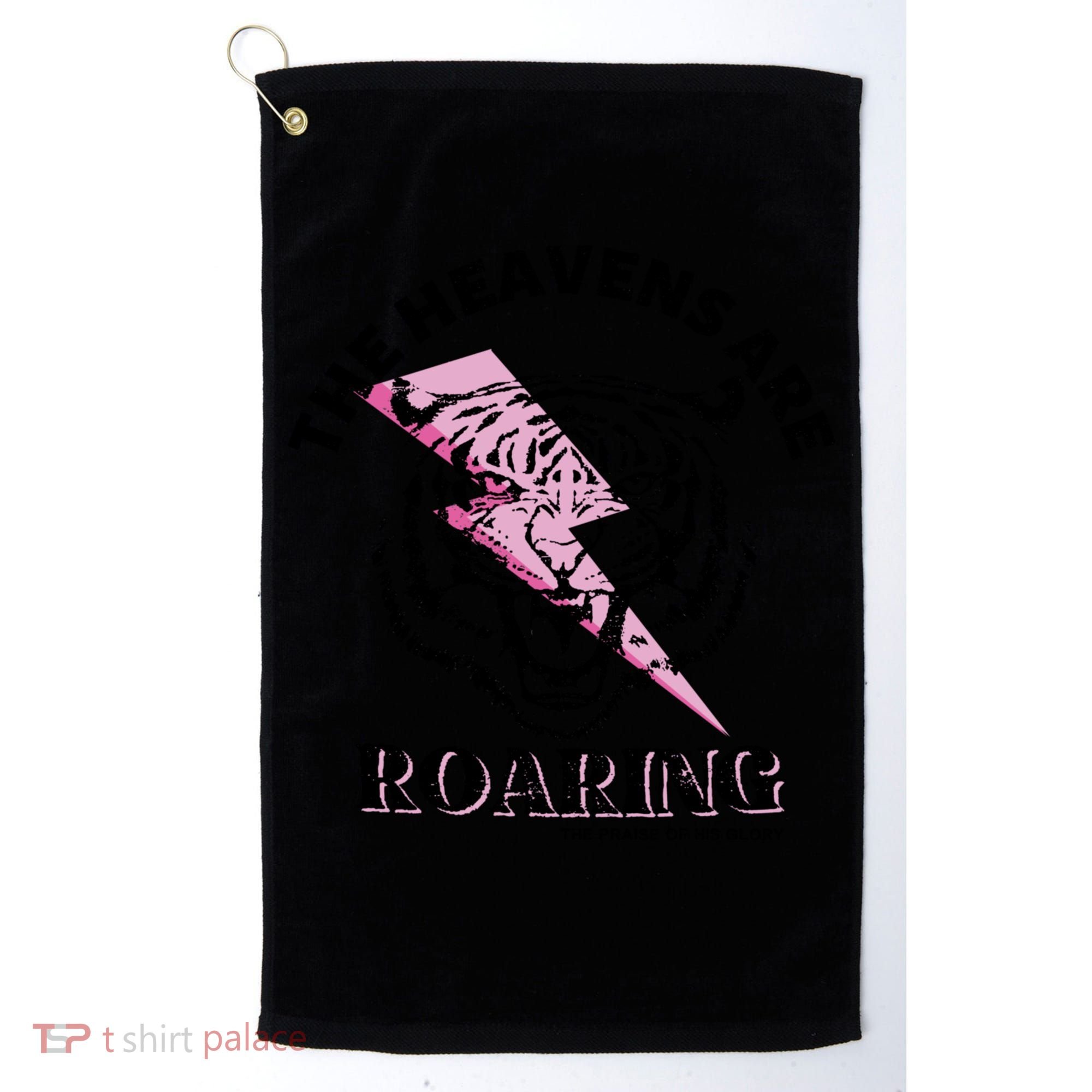 The Heavens Are Roaring Christian Golf Towel