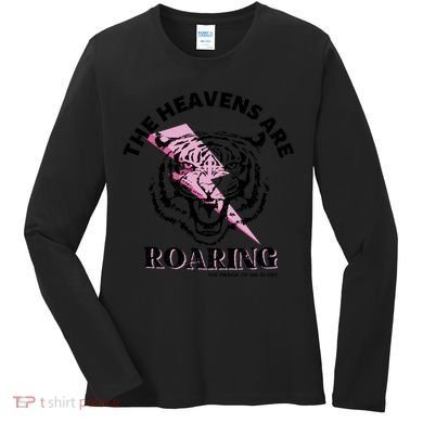 The Heavens Are Roaring Christian Women's Long Sleeve Shirt