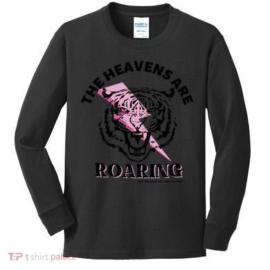 The Heavens Are Roaring Christian Kids Long Sleeve Shirt