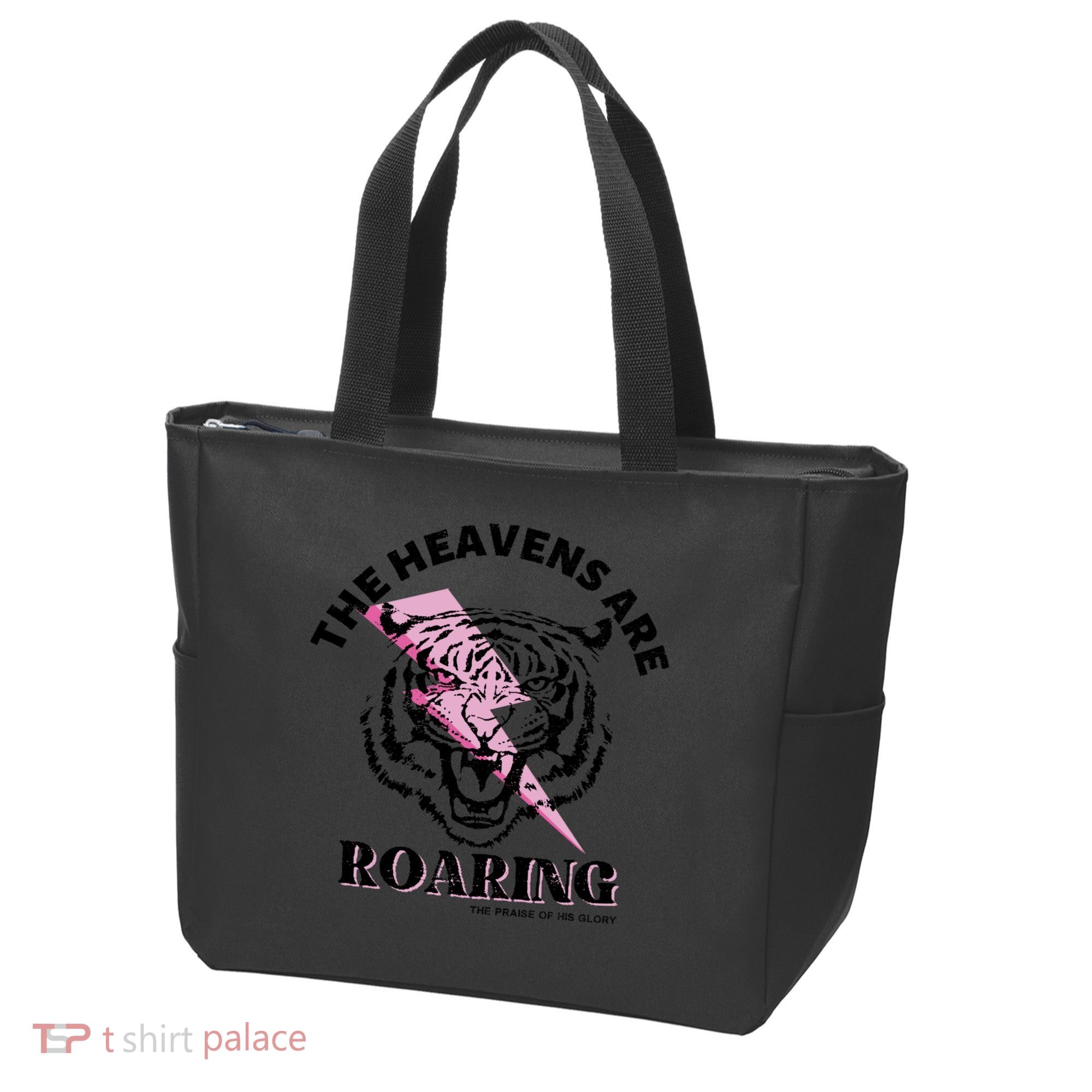 The Heavens Are Roaring Christian Tote Bag