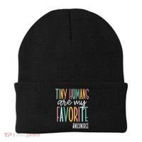 Tiny Humans Are My Favorite NICU Nurse Beanie thumb 0