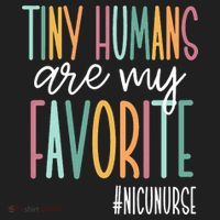 Tiny Humans Are My Favorite NICU Nurse Beanie thumb 2