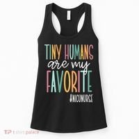 Tiny Humans Are My Favorite NICU Nurse Women's Tank Top thumb 0