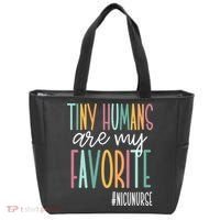 Tiny Humans Are My Favorite NICU Nurse Tote Bag thumb 0