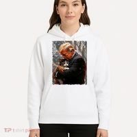 Trump Hugging An Orange Cat 2024 Make Cats Safe Again Hoodie thumb 5