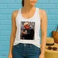 Trump Hugging An Orange Cat 2024 Make Cats Safe Again Women's Tank Top thumb 2