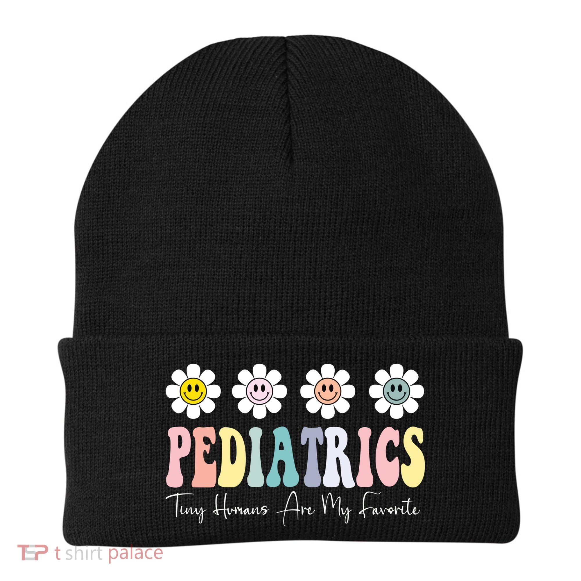Tiny Humans Are My Favorite Pediatrics Nicu Peds Nurse Long Sleeve Beanie