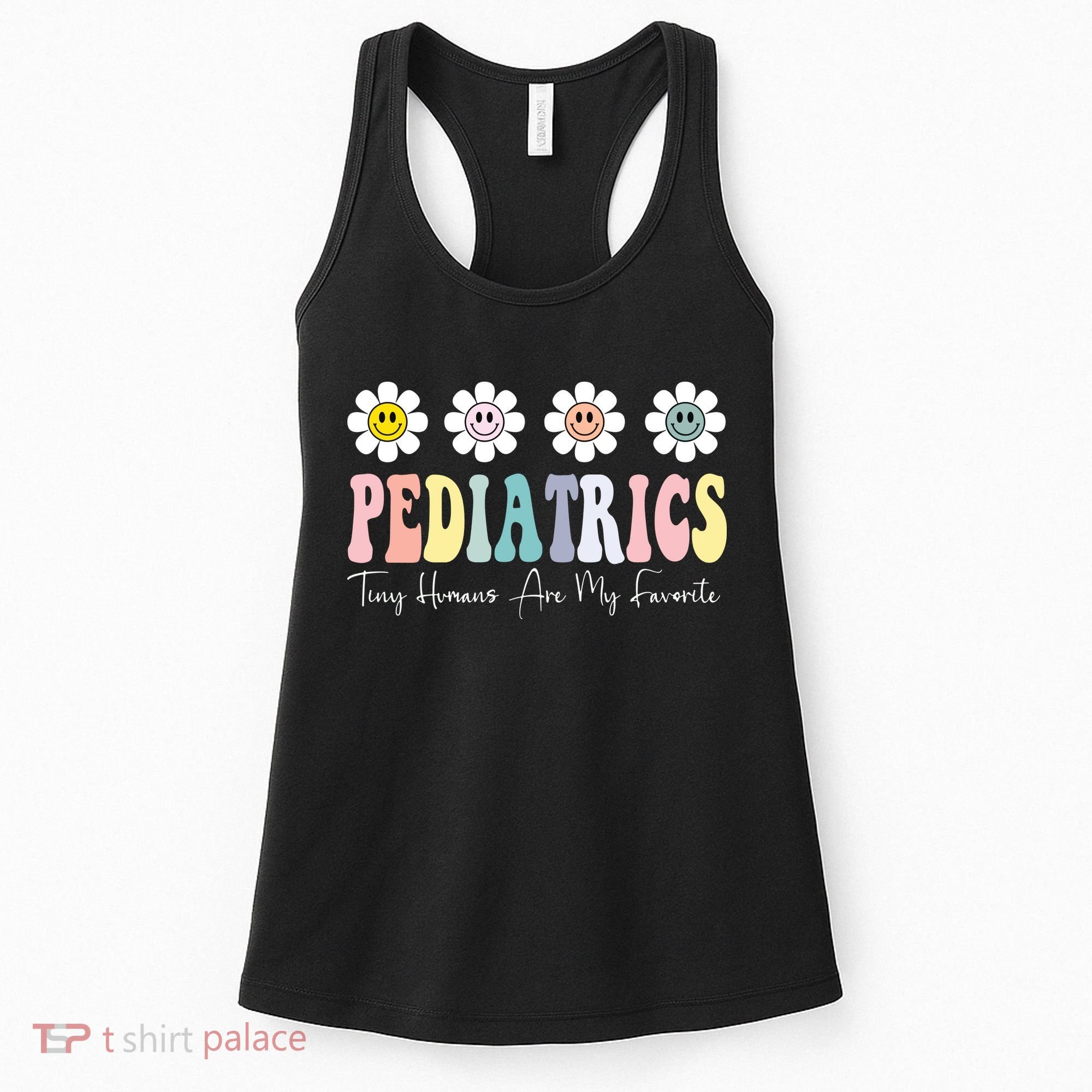 Tiny Humans Are My Favorite Pediatrics Nicu Peds Nurse Long Sleeve Women's Tank Top