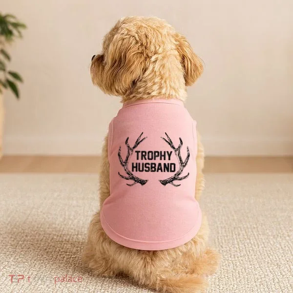 Trophy Husband Antler Doggie Tank
