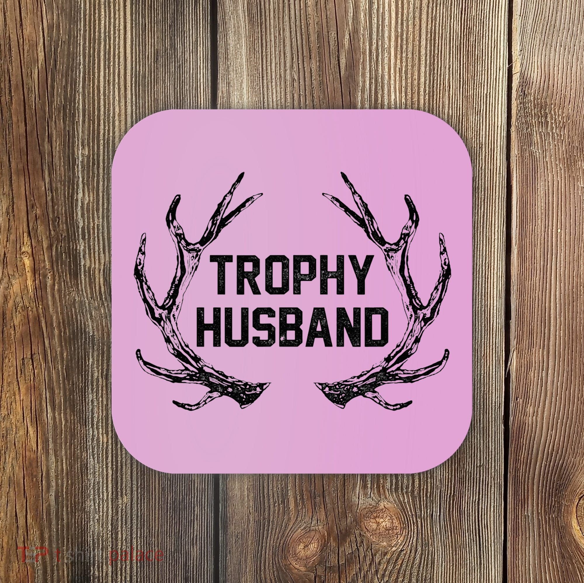 Trophy Husband Antler Coaster