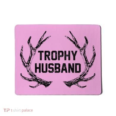 Trophy Husband Antler Mousepad
