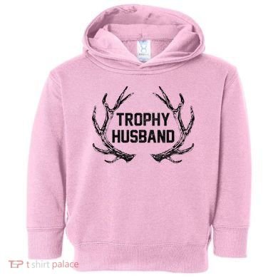 Trophy Husband Antler Toddler Hoodie
