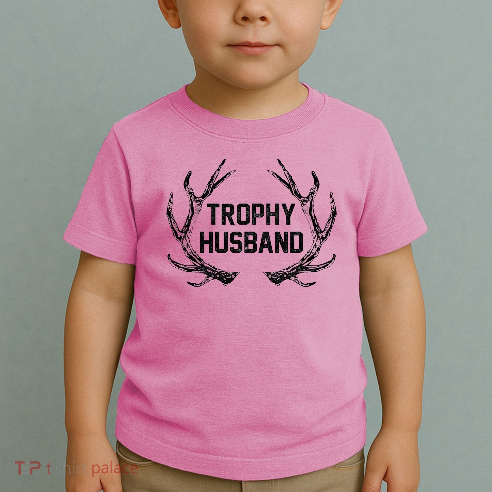 Trophy Husband Antler Toddler T-Shirt