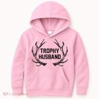 Trophy Husband Antler Kids Hoodie thumb 0