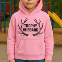Trophy Husband Antler Kids Hoodie thumb 2