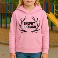 Trophy Husband Antler Kids Hoodie thumb 3