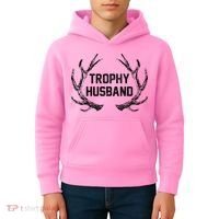 Trophy Husband Antler Kids Hoodie thumb 4