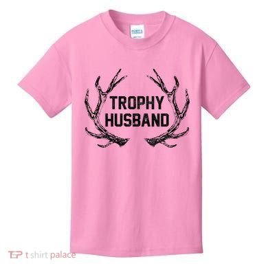 Trophy Husband Antler Kids T-Shirt